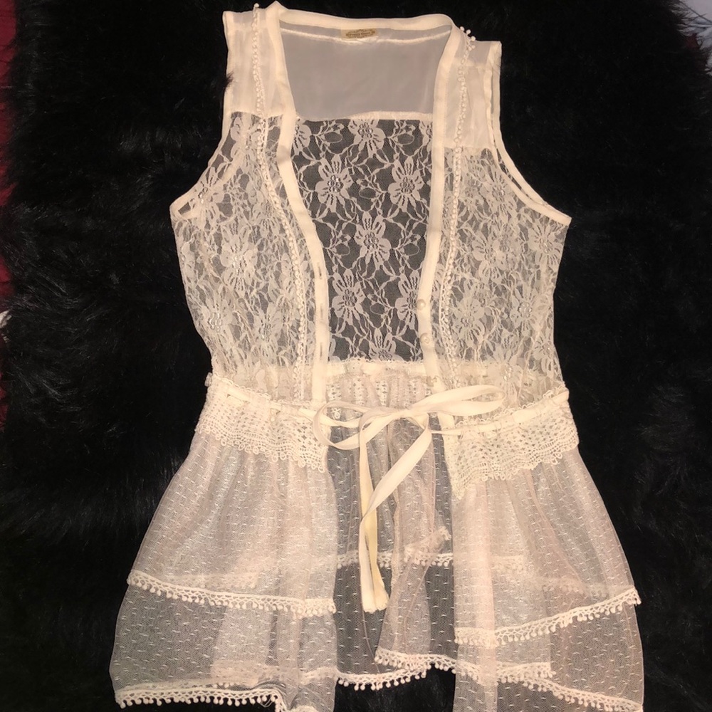 Lace Vest/ Cardigan